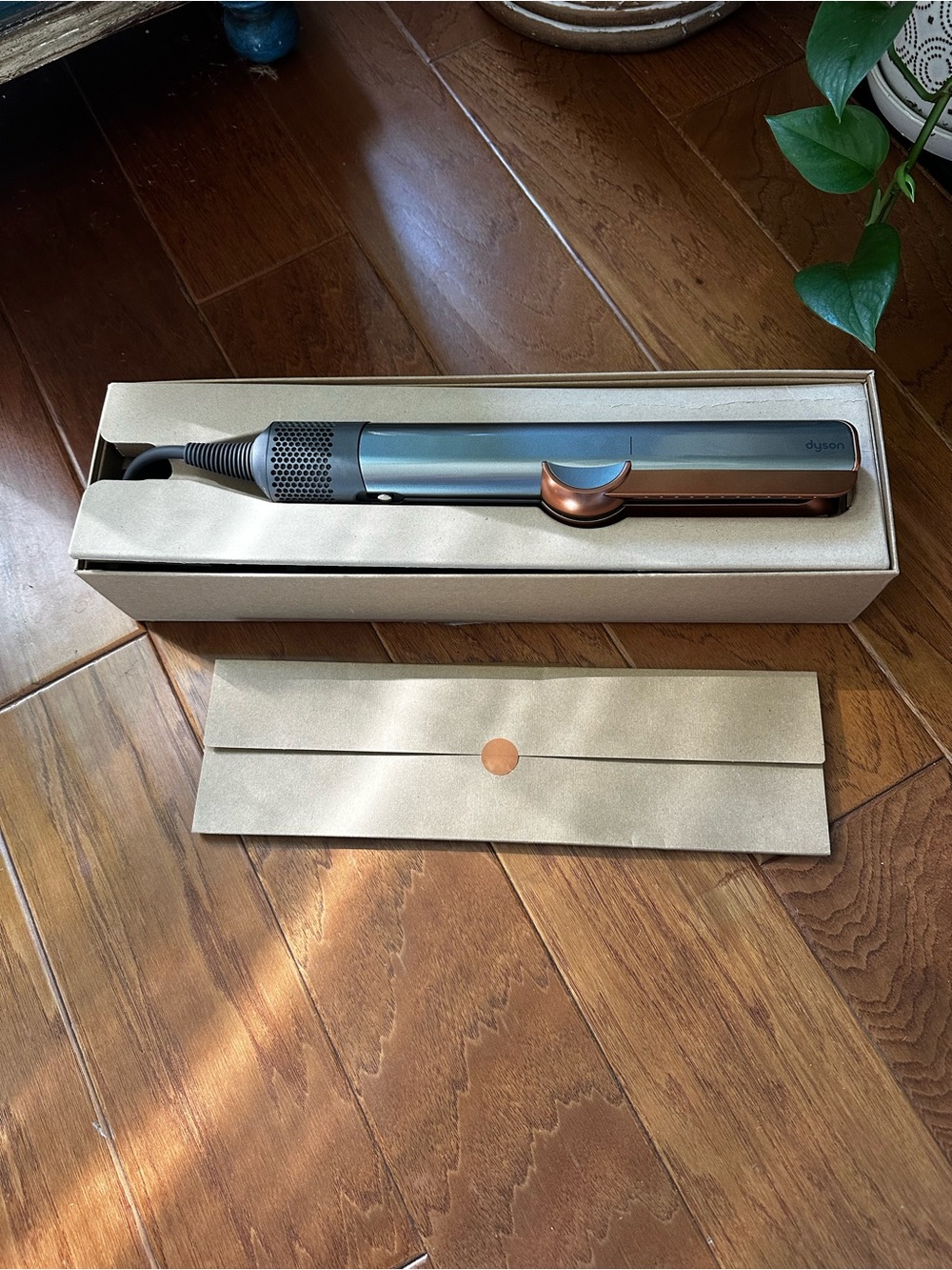 Dyson Airstrait 2-in-1 Hair Straightener and Dryer Copper/Nickel